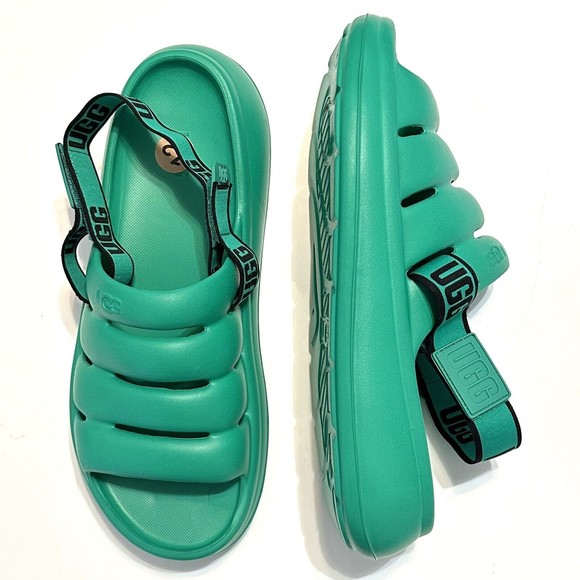 Men's UGG Sport Yeah Sandal Slide Green Size 12 US [1132150] EDGR - Picture 2 of 7